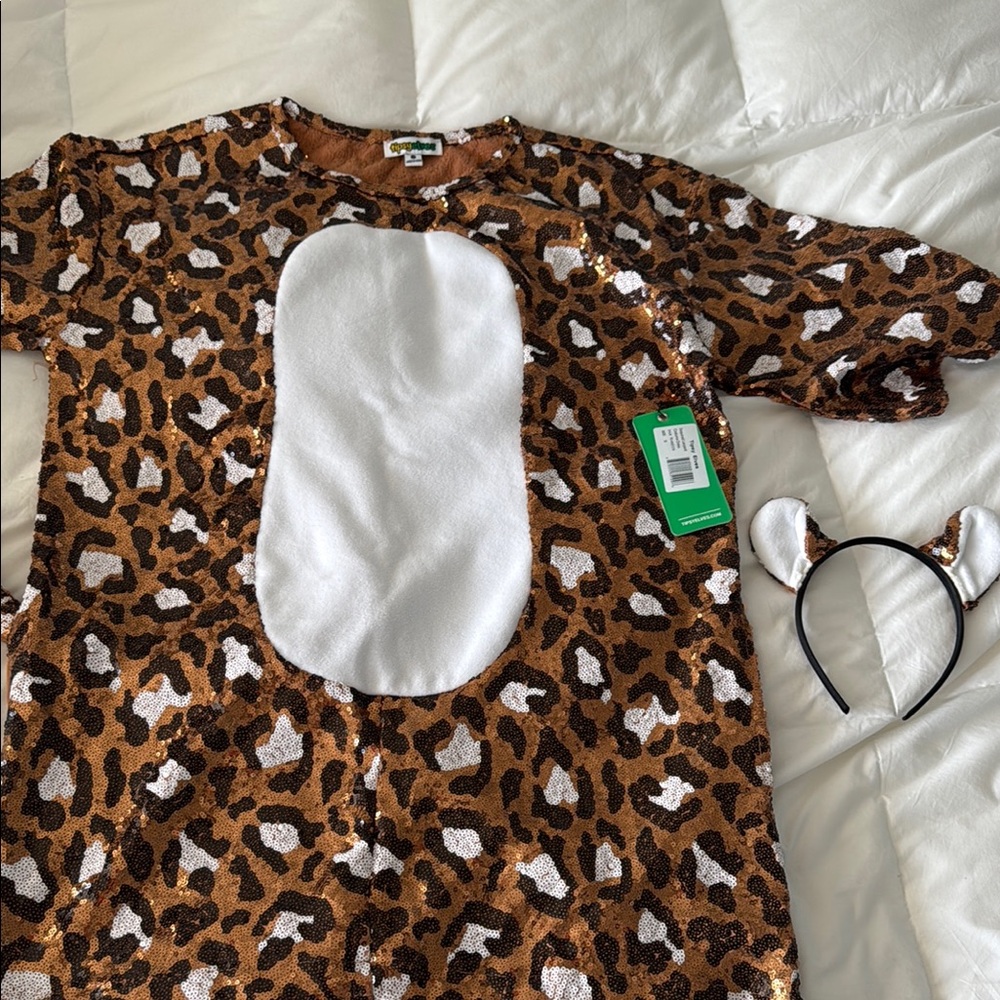 Halloween Tipsy Elves Sequined Leopard Costume Dress